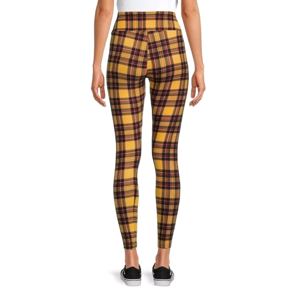 No Boundaries NWT Junior's Plus Plaid High Rise Skinny Fit Sueded Legging 887 - Picture 5 of 6